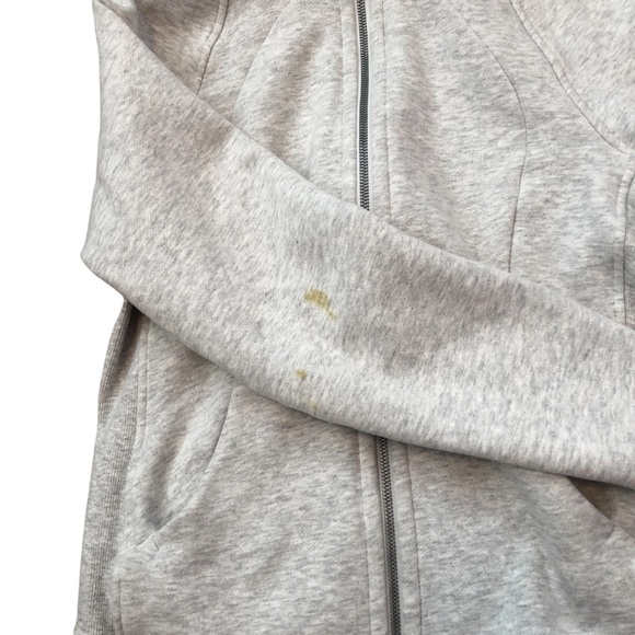 Lululemon Scuba Hoody, Light Heather Gray, Size 6 - Picture 5 of 5